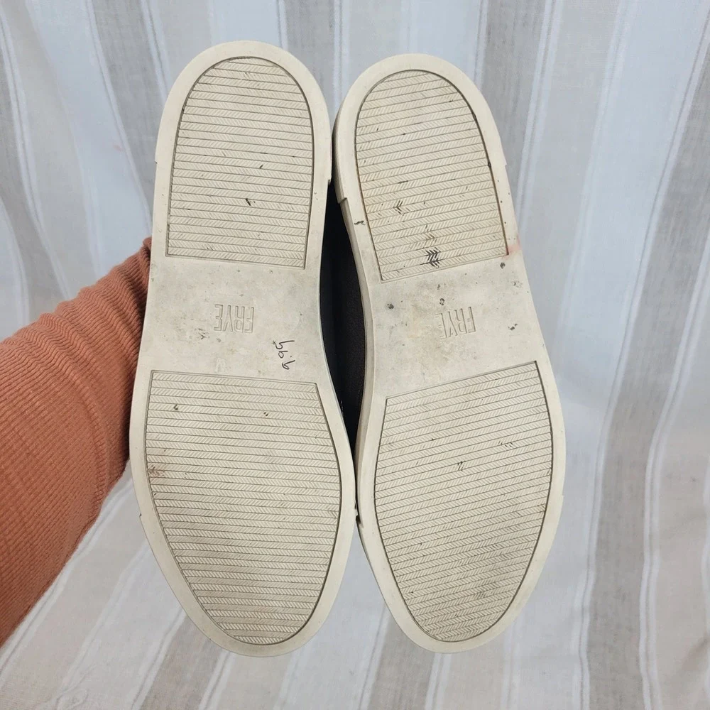 Frye Ivy Low Lace Pewter Sneakers Gray Size 8M Tennis Shoes